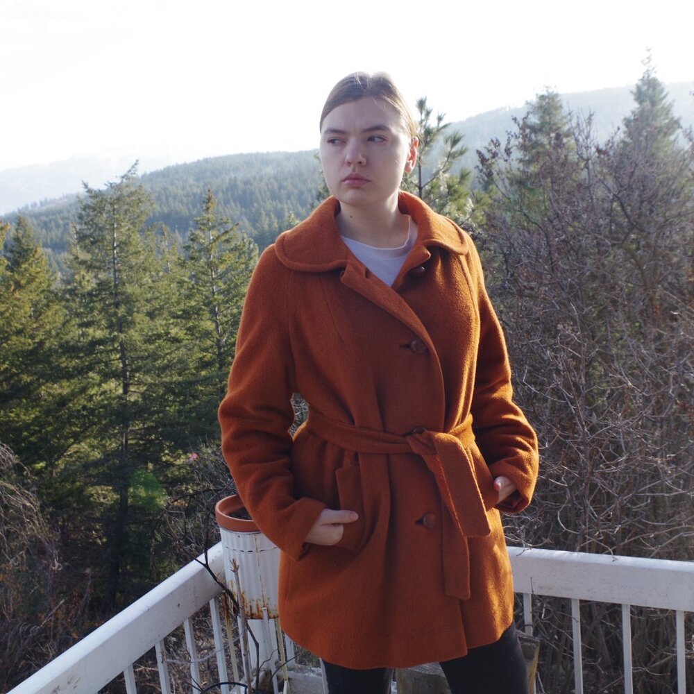 Beautuful Vintage Alpaca Ladies Jacket Alpacama Royal Custom